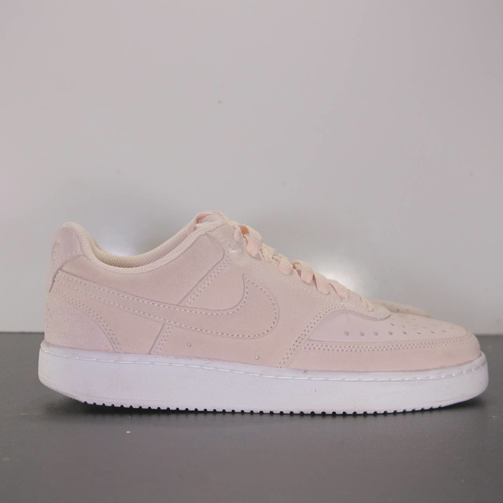 Nike Court Vistion Low Pink Suede Womens Sneakers 003979 Size 7.5 Womens/6 Youth